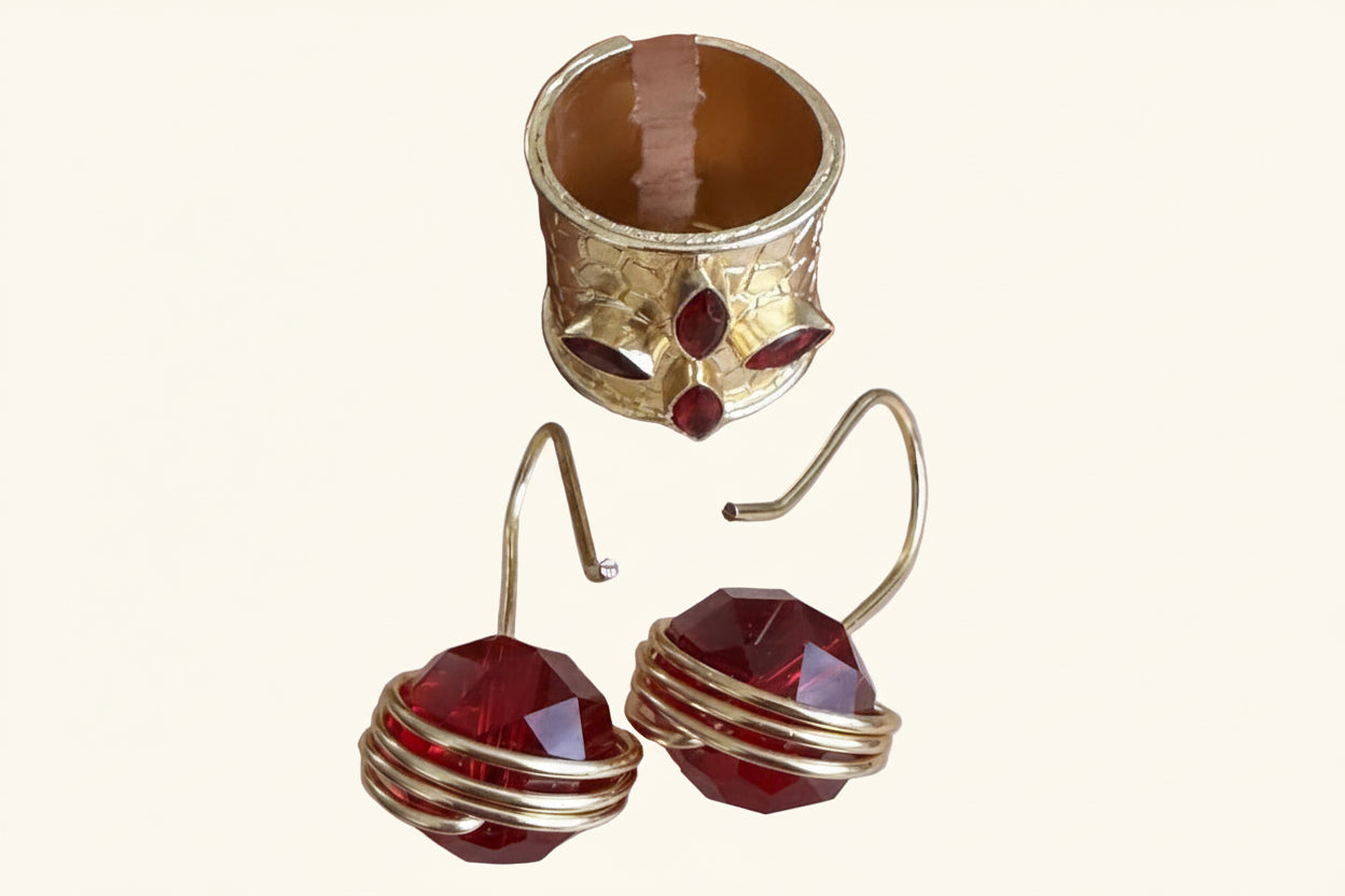Ruby Turkish Set