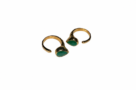 Esmeralda Turkish Rings