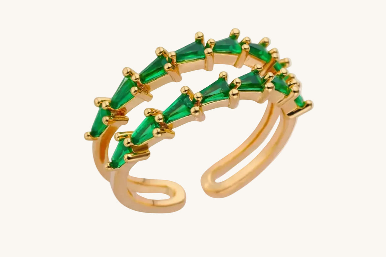 Gala Green Rings