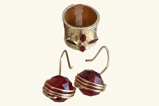 Ruby Turkish Set